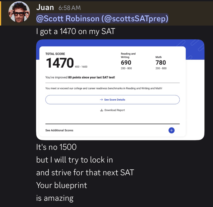 1500 Blueprint student testimonial