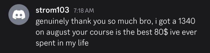 1500 Blueprint student testimonial
