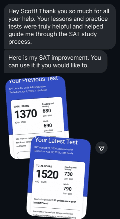 1500 Blueprint student testimonial